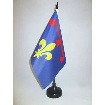 DRAPEAU DE TABLE PROVENCE NOUVEAU 21x14cm - PETIT DRAPEAUX DE BUREAU PROVENÇAL 14 x 21 cm