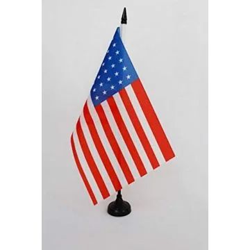 Drapeau de table USA 35 étoiles 21x14cm - PETIT Drapeaux DE BUREAU américain - Etats-Unis 14 x 21 cm