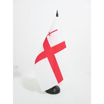 DRAPEAU DE TABLE VILLE DE LONDRES 21x14cm - PETIT DRAPEAUX DE BUREAU ANGLAIS - LONDON CITY 14 x 21 cm