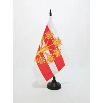DRAPEAU DE TABLE COMTÍ? DE WESTMORLAND 21x14cm - PETIT DRAPEAUX DE BUREAU COUNTY OF WESTMORLAND - ANGLETERRE 14 x 21 cm