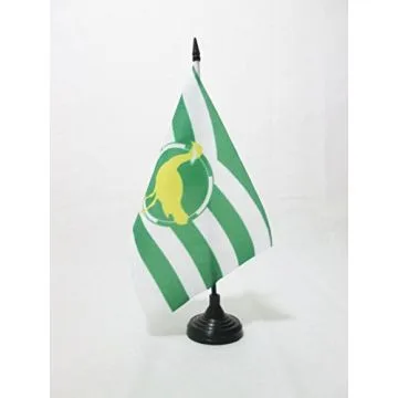 DRAPEAU DE TABLE COMTÍ? DE WILTSHIRE 21x14cm - PETIT DRAPEAUX DE BUREAU COUNTY OF WILTS. - ANGLETERRE 14 x 21 cm
