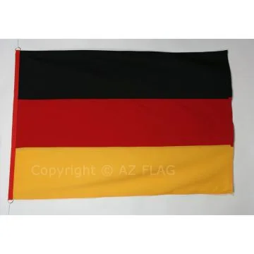 DRAPEAU ALLEMAGNE 150x100cm en Tergal - DRAPEAU ALLEMAND 100 x 150 cm Spécial Extérieur - DRAPEAUX