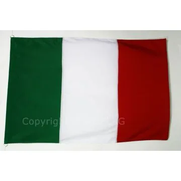 DRAPEAU ITALIE 150x100cm en Tergal - DRAPEAU ITALIEN 100 x 150 cm Spécial Extérieur - DRAPEAUX