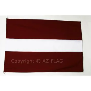 DRAPEAU LETTONIE 150x100cm en Tergal - DRAPEAU LETTON 100 x 150 cm Spécial Extérieur - DRAPEAUX