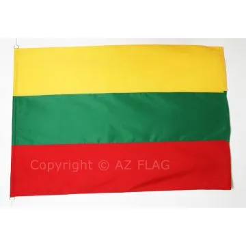 DRAPEAU LITUANIE 150x100cm en Tergal - DRAPEAU LITUANIEN 100 x 150 cm Spécial Extérieur - DRAPEAUX