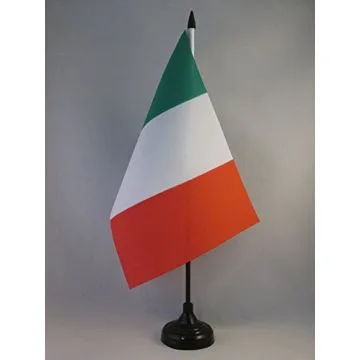 DRAPEAU DE TABLE ITALIE 22x15cm - GRAND DRAPEAUX DE BUREAU ITALIEN 15 x 22 cm