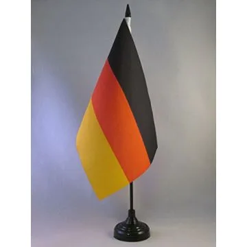 DRAPEAU DE TABLE ALLEMAGNE 22x15cm - GRAND DRAPEAUX DE BUREAU ALLEMAND 15 x 22 cm