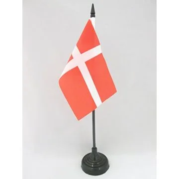 DRAPEAU DE TABLE FLOTTE FRANÇAISE AU XVIÈ SIÈCLE 15x10cm - PETIT DRAPEAUX DE BUREAU PAVILLON MARIN FRANCE 10 x 15 cm