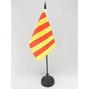 DRAPEAU DE TABLE COMTÉ DE PROVENCE 15x10cm - PETIT DRAPEAUX DE BUREAU PROVENÇAL 10 x 15 cm