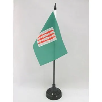 DRAPEAU DE TABLE OMBRIE 15x10cm - PETIT DRAPEAUX DE BUREAU UMBRIA - ITALIE 10 x 15 cm