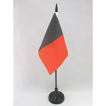 DRAPEAU DE TABLE VALLÉE D\'AOSTE 15x10cm - PETIT DRAPEAUX DE BUREAU VALLE D\'AOSTA - ITALIE 10 x 15 cm