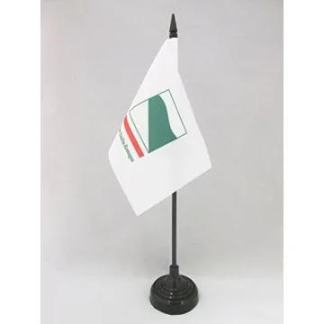 DRAPEAU DE TABLE ÉMILIE-ROMAGNE 15x10cm - PETIT DRAPEAUX DE BUREAU EMILIA-ROMAGNA - ITALIE 10 x 15 cm