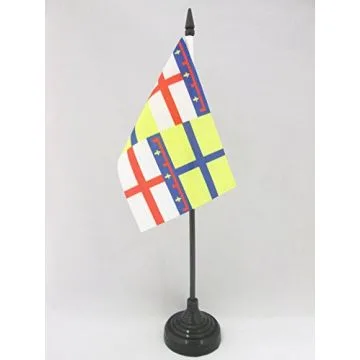 DRAPEAU DE TABLE RÉGION ITALIE EMILIE 15x10cm - PETIT DRAPEAUX DE BUREAU REGIONE STORICA EMILIA 10 x 15 cm
