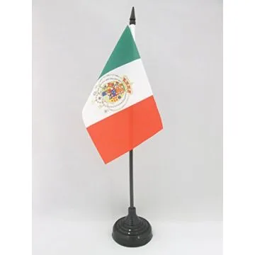DRAPEAU DE TABLE ROYAUME DES DEUX-SICILES 1860?1861 15x10cm - PETIT DRAPEAUX DE BUREAU ITALIE - SICILE 10 x 15 cm