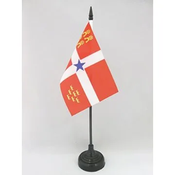 DRAPEAU DE TABLE MURCIE INDÉPENDENTISTE 15x10cm - PETIT DRAPEAUX DE BUREAU NACIONALISTE MURCIEN - MURCIA 10 x 15 cm