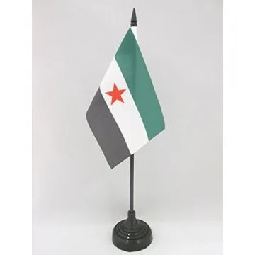 DRAPEAU DE TABLE ESTRÉMADURE INDÉPENDENTISTE 15x10cm - PETIT DRAPEAUX DE BUREAU RÉGIONALISTE EXTRÉMÈGNE - EXTREMADURA 10 x 15 cm