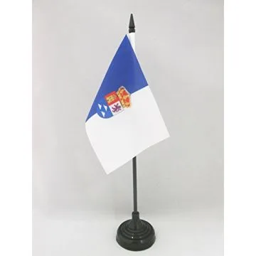 DRAPEAU DE TABLE PROVINCE DE LAS PALMAS 15x10cm - PETIT DRAPEAUX DE BUREAU GRAN CANARIA - ILES CANARIES 10 x 15 cm