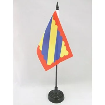 DRAPEAU DE TABLE DUCHÉ DE NIVERNAIS 15x10cm - PETIT DRAPEAUX DE BUREAU PROVINCE FRANCE 10 x 15 cm