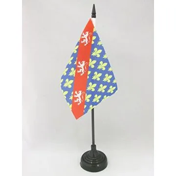 DRAPEAU DE TABLE DÉPARTEMENT DE LA CREUSE 15x10cm - PETIT DRAPEAUX DE BUREAU FRANCE 10 x 15 cm
