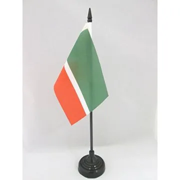 DRAPEAU DE TABLE TCHÉTCHÉNIE 15x10cm - PETIT DRAPEAUX DE BUREAU RÉPUBLIQUE TCHÉTCHÈNE 10 x 15 cm