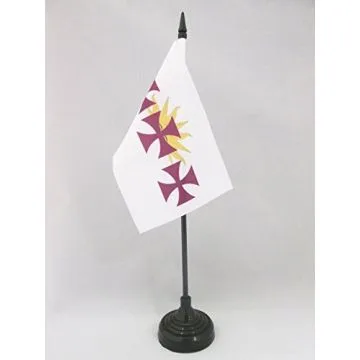 DRAPEAU DE TABLE HISPANITÉ 15x10cm - PETIT DRAPEAUX DE BUREAU DU MONDE HISPANIQUE 10 x 15 cm