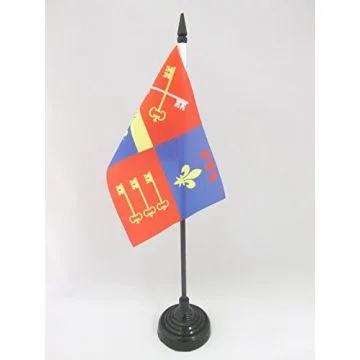 DRAPEAU DE TABLE VAUCLUSE 15x10cm - PETIT DRAPEAUX DE BUREAU DÉPARTEMENT FRANÇAIS - PACA 10 x 15 cm