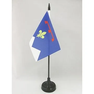 DRAPEAU DE TABLE ALPES-DE-HAUTE-PROVENCE 15x10cm - PETIT DRAPEAUX DE BUREAU DÉPARTEMENT FRANÇAIS - PACA 10 x 15 cm