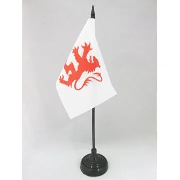 DRAPEAU DE TABLE GERS 15x10cm - PETIT DRAPEAUX DE BUREAU DÉPARTEMENT FRANÇAIS - MIDI-PYRÉNÉES 10 x 15 cm