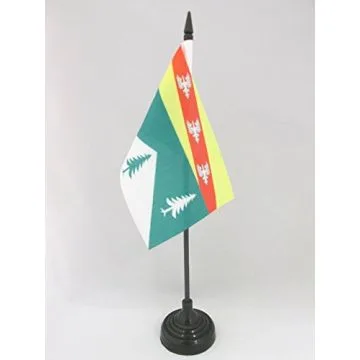 DRAPEAU DE TABLE VOSGES 15x10cm - PETIT DRAPEAUX DE BUREAU DÉPARTEMENT FRANÇAIS - LORRAINE 10 x 15 cm