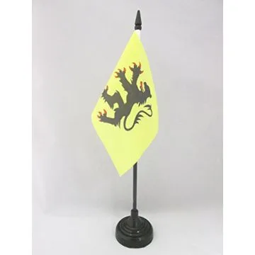DRAPEAU DE TABLE NORD 15x10cm - PETIT DRAPEAUX DE BUREAU DÉPARTEMENT FRANÇAIS - NORD-PAS-DE-CALAIS 10 x 15 cm