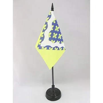 DRAPEAU DE TABLE VAL-DE-MARNE 15x10cm - PETIT DRAPEAUX DE BUREAU DÉPARTEMENT FRANÇAIS - ÎLE-DE-FRANCE 10 x 15 cm