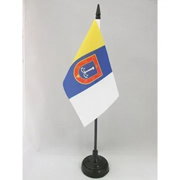 DRAPEAU DE TABLE OBLAST D\'ODESSA 15x10cm - PETIT DRAPEAUX DE BUREAU UKRAINE 10 x 15 cm