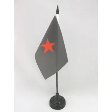 DRAPEAU DE TABLE ARMÉE ZAPATISTE DE LIBÉRATION NATIONALE 15x10cm - PETIT DRAPEAUX DE BUREAU EZLN MEXIQUE 10 x 15 cm