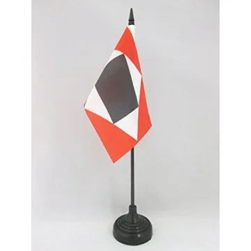 DRAPEAU DE TABLE VENEZUELA GUERRE À MORT 15x10cm - PETIT DRAPEAUX DE BUREAU GUERRA A MUERTE DE BOLIVAR 10 x 15 cm