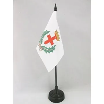 DRAPEAU DE TABLE EMBLÈME DU TIBET 15x10cm - PETIT DRAPEAUX DE BUREAU TIBÉTAIN - LION DES NEIGES 10 x 15 cm