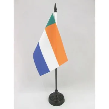 DRAPEAU DE TABLE AFRIKANERS D\'AFRIQUE DU SUD 15x10cm - PETIT DRAPEAUX DE BUREAU SUD-AFRICAIN 10 x 15 cm