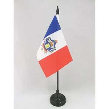 DRAPEAU DE TABLE MONARCHIE DE JUILLET 1830-1848 15x10cm - PETIT DRAPEAUX DE BUREAU ROYAUME DE FRANCE 10 x 15 cm
