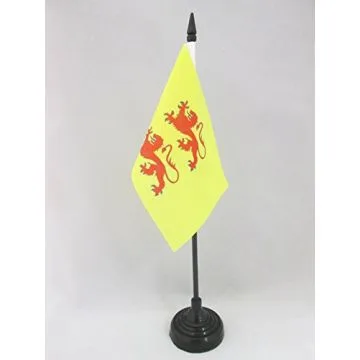 DRAPEAU DE TABLE COMTÉ DE BIGORRE 15x10cm - PETIT DRAPEAUX DE BUREAU DUCHÉ DE GASCOGNE 10 x 15 cm