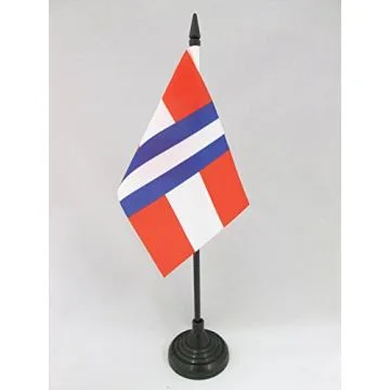 DRAPEAU DE TABLE DUCHÉ DE MODÈNE 1452?1859 15x10cm - PETIT DRAPEAUX DE BUREAU ITALIEN ANCIEN - ITALIE 10 x 15 cm