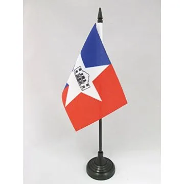 DRAPEAU DE TABLE SAN ANTONIO 15x10cm - PETIT DRAPEAUX DE BUREAU VILLE DE SAN ANTONIO - TEXAS 10 x 15 cm