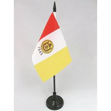 DRAPEAU DE TABLE SAN DIEGO 15x10cm - PETIT DRAPEAUX DE BUREAU VILLE DE SAN DIEGO - CALIFORNIE 10 x 15 cm