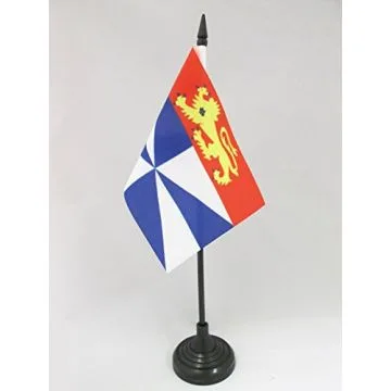 DRAPEAU DE TABLE GIRONDE 15x10cm - PETIT DRAPEAUX DE BUREAU DÉPARTEMENT GIRONDIN 10 x 15 cm