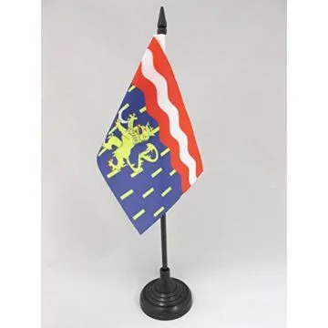 DRAPEAU DE TABLE HAUTE-SAÔNE 15x10cm - PETIT DRAPEAUX DE BUREAU DÉPARTEMENT HAUT-SAÔNOIS 10 x 15 cm