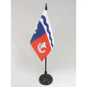 DRAPEAU DE TABLE HAUTS-DE-SEINE 15x10cm - PETIT DRAPEAUX DE BUREAU DÉPARTEMENT ALTOSÉQUANAIS 10 x 15 cm