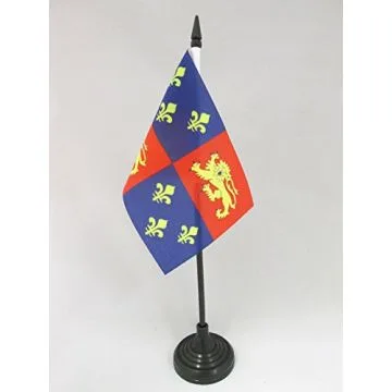 DRAPEAU DE TABLE LANDES 15x10cm - PETIT DRAPEAUX DE BUREAU DÉPARTEMENT LANDAIS 10 x 15 cm