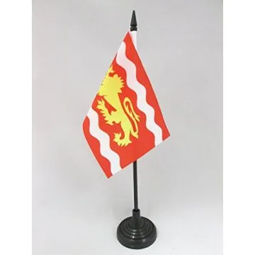 DRAPEAU DE TABLE LOT-ET-GARONNE 15x10cm - PETIT DRAPEAUX DE BUREAU DÉPARTEMENT LOT-ET-GARONNAIS 10 x 15 cm