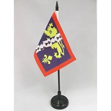 DRAPEAU DE TABLE MAYENNE 15x10cm - PETIT DRAPEAUX DE BUREAU DÉPARTEMENT MAYENNAIS 10 x 15 cm
