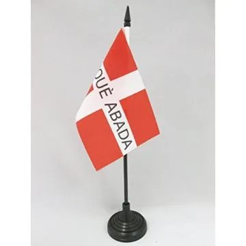 DRAPEAU DE TABLE SAVOIE INDÉPENDANTISTE 15x10cm - PETIT DRAPEAUX DE BUREAU SAVOYARD LIBRE 10 x 15 cm