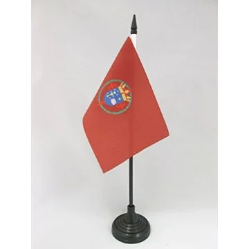 DRAPEAU DE TABLE SAINT-JACQUES-DE-COMPOSTELLE 15x10cm - PETIT DRAPEAUX DE BUREAU SANTIAGO DE COMPOSTELA 10 x 15 cm