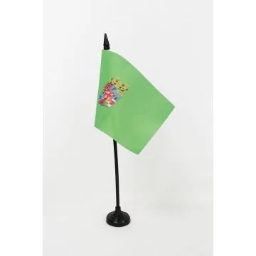 DRAPEAU DE TABLE PROVINCE D?ALMERÍA 15x10cm - PETIT DRAPEAUX DE BUREAU ALMERIA EN ANDALOUSIE 10 x 15 cm